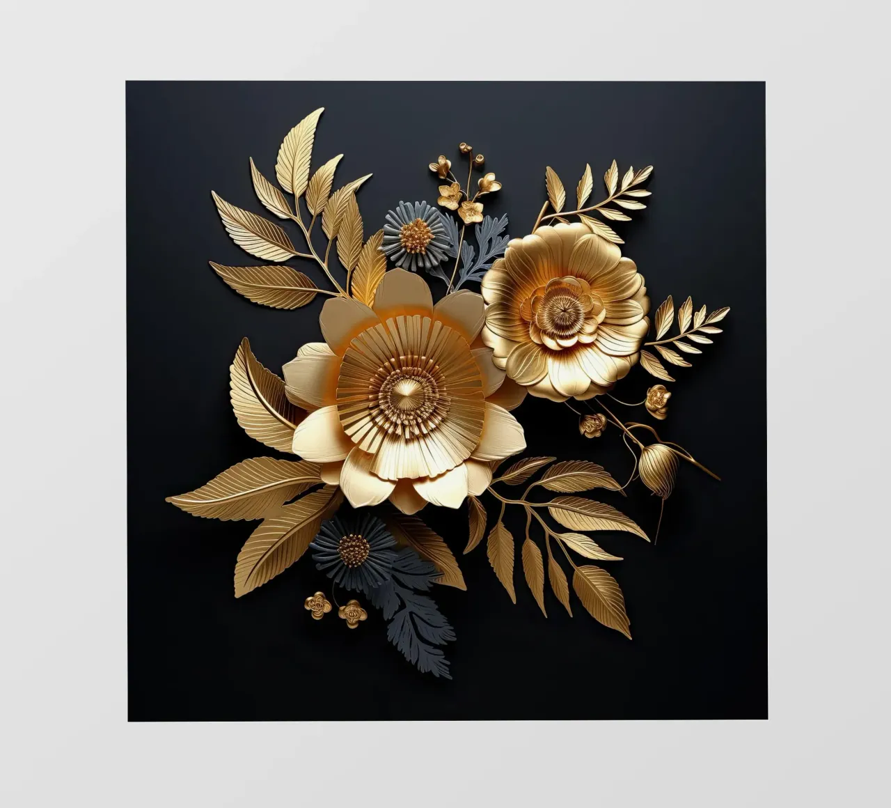 Fiori d'oro pellicola backlit da Imagine