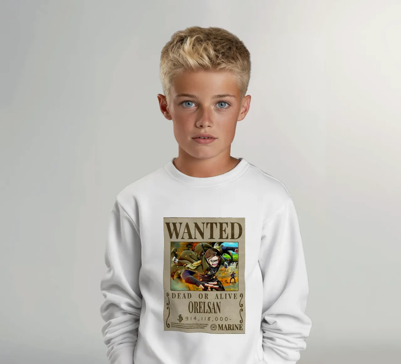 Wanted Orelsan kids sweatshirt by Collins Shop