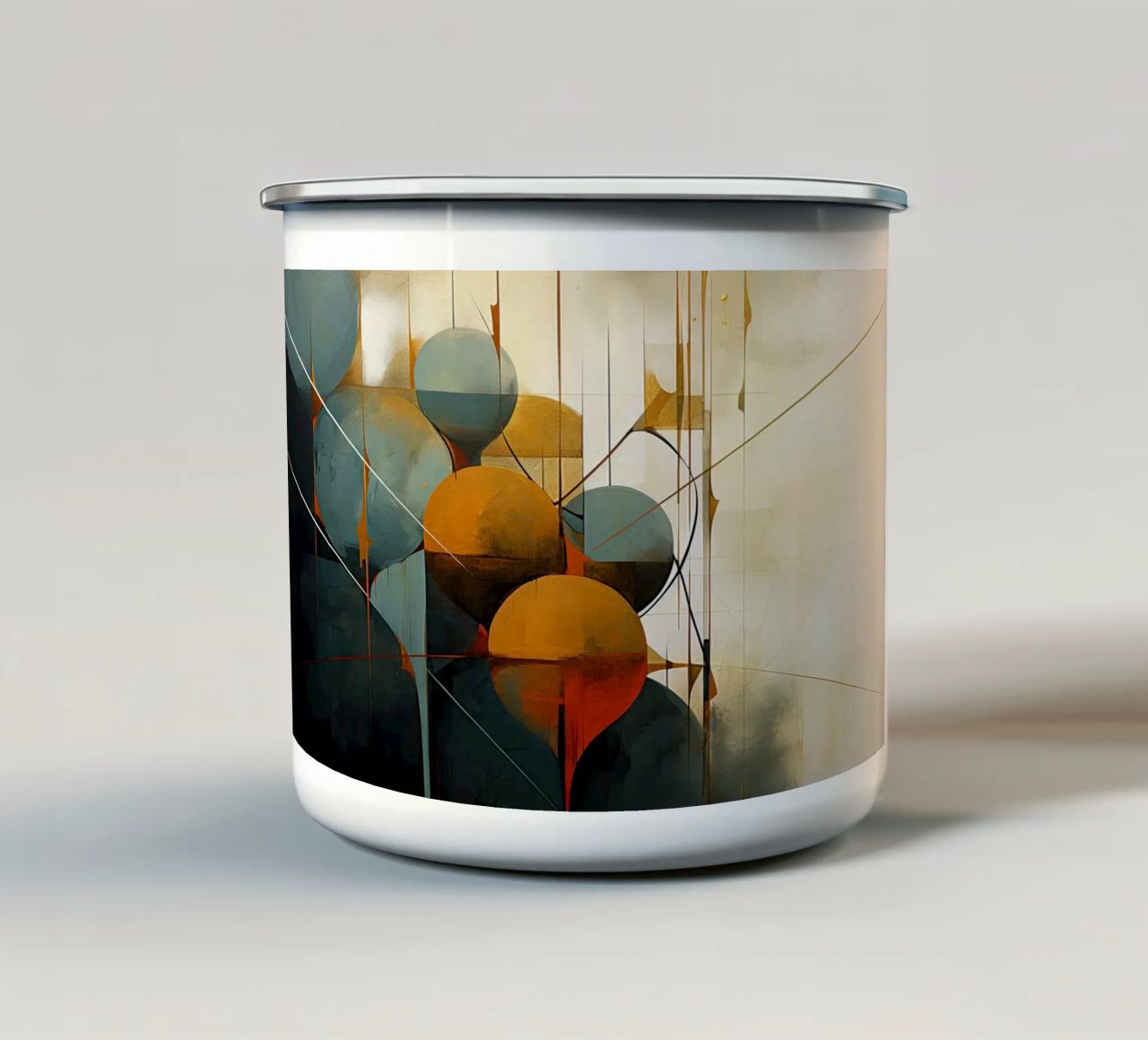 Astratto boemo tazza in smalto da Imagine