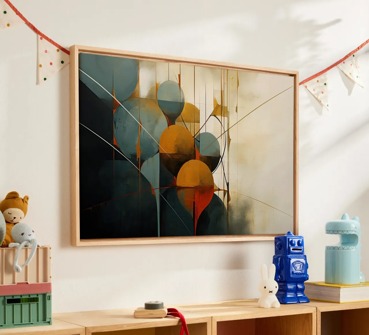 Abstracte Bohemian canvas by Imagine