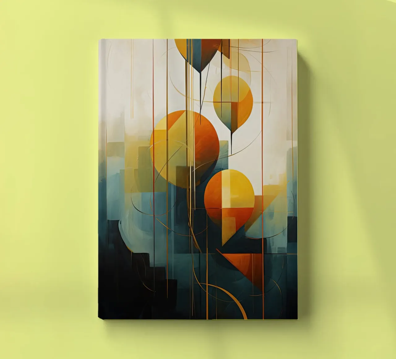 Abstract forms notebook by Imagine