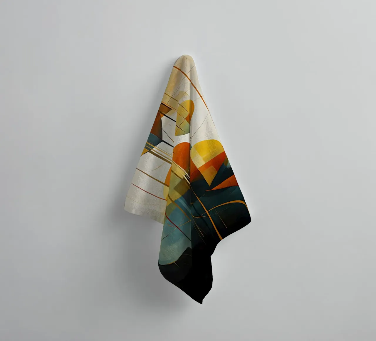 Abstract forms towel by Imagine