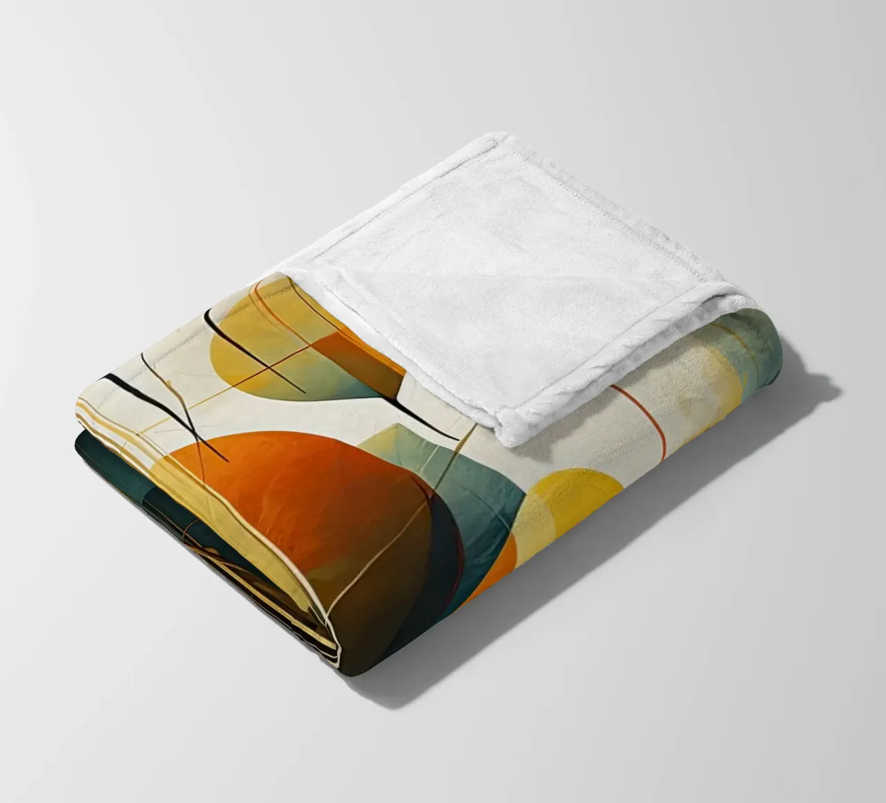 Forme astratte coperta in pile da Imagine