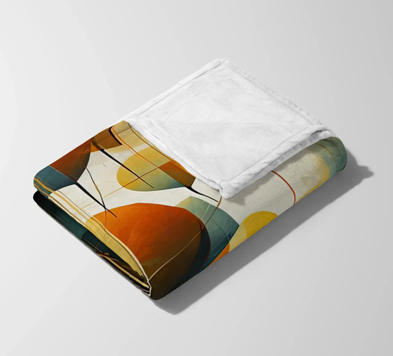 Forme astratte coperta in pile da Imagine