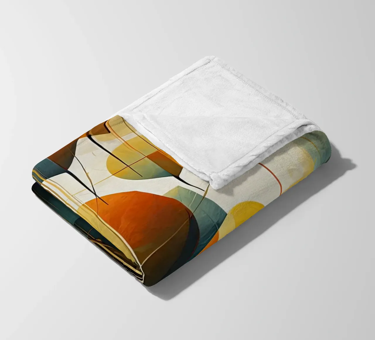 Forme astratte coperta in pile da Imagine