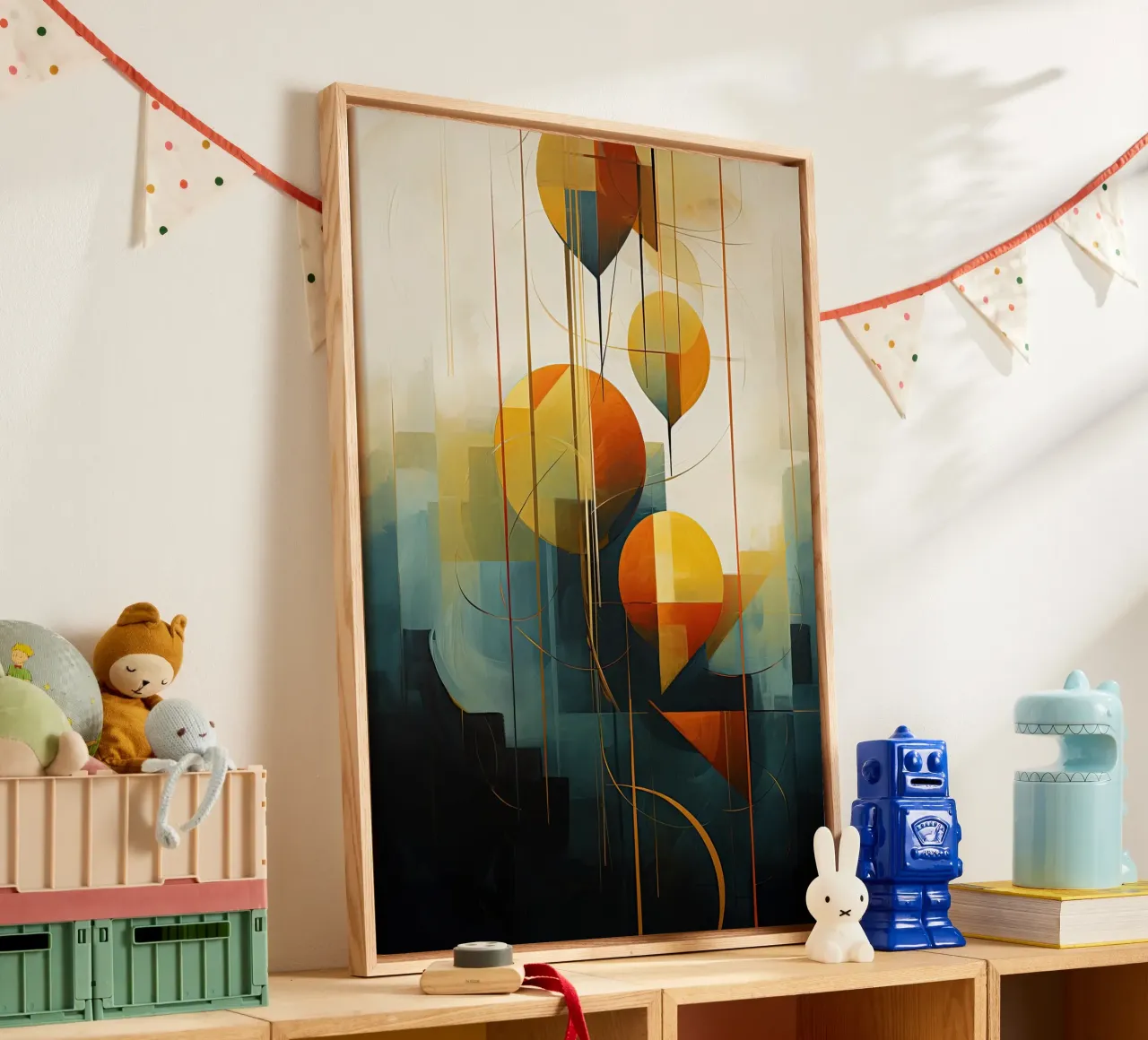 Abstract forms canvas by Imagine