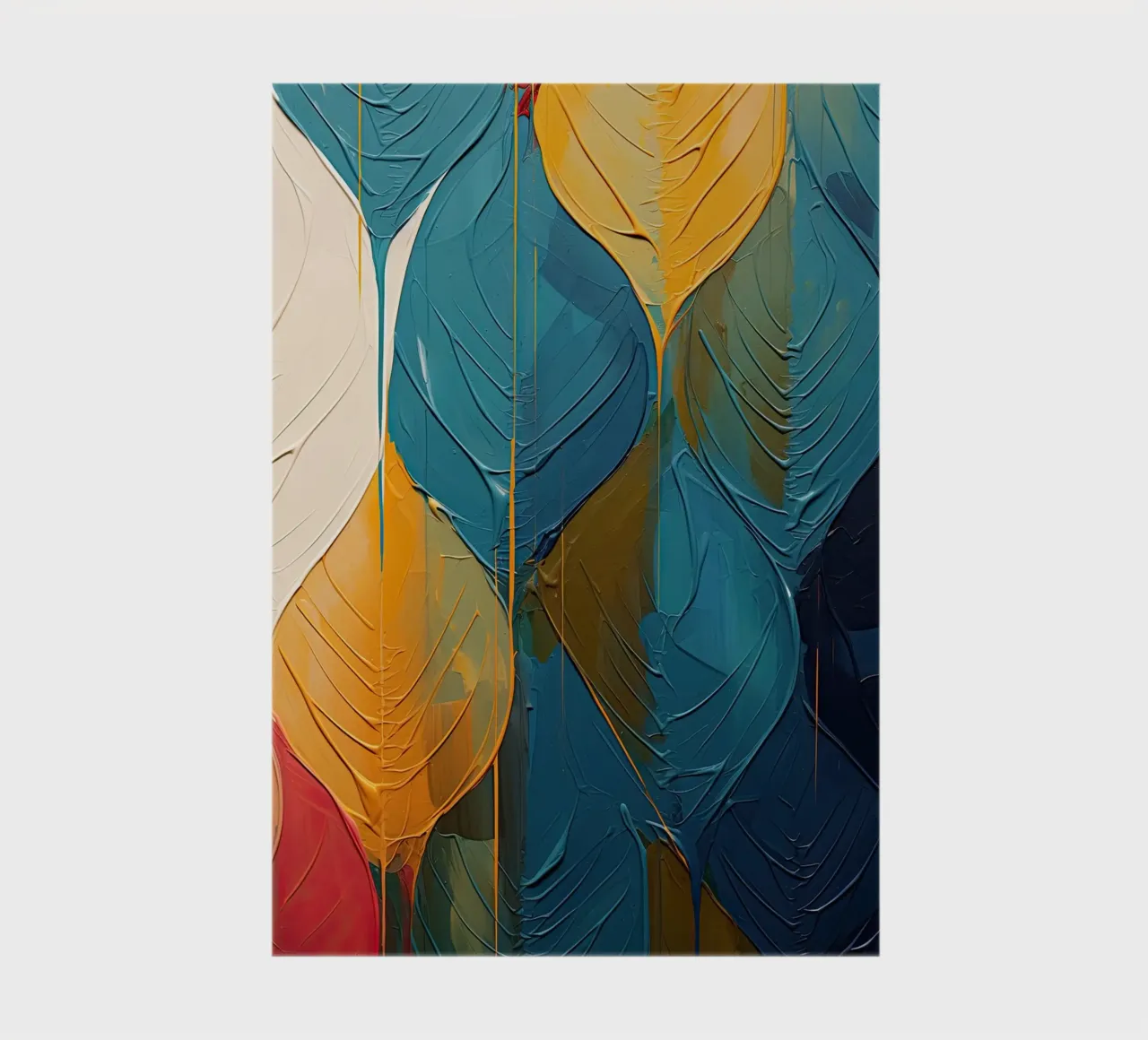 Abstract blad notebook by Imagine
