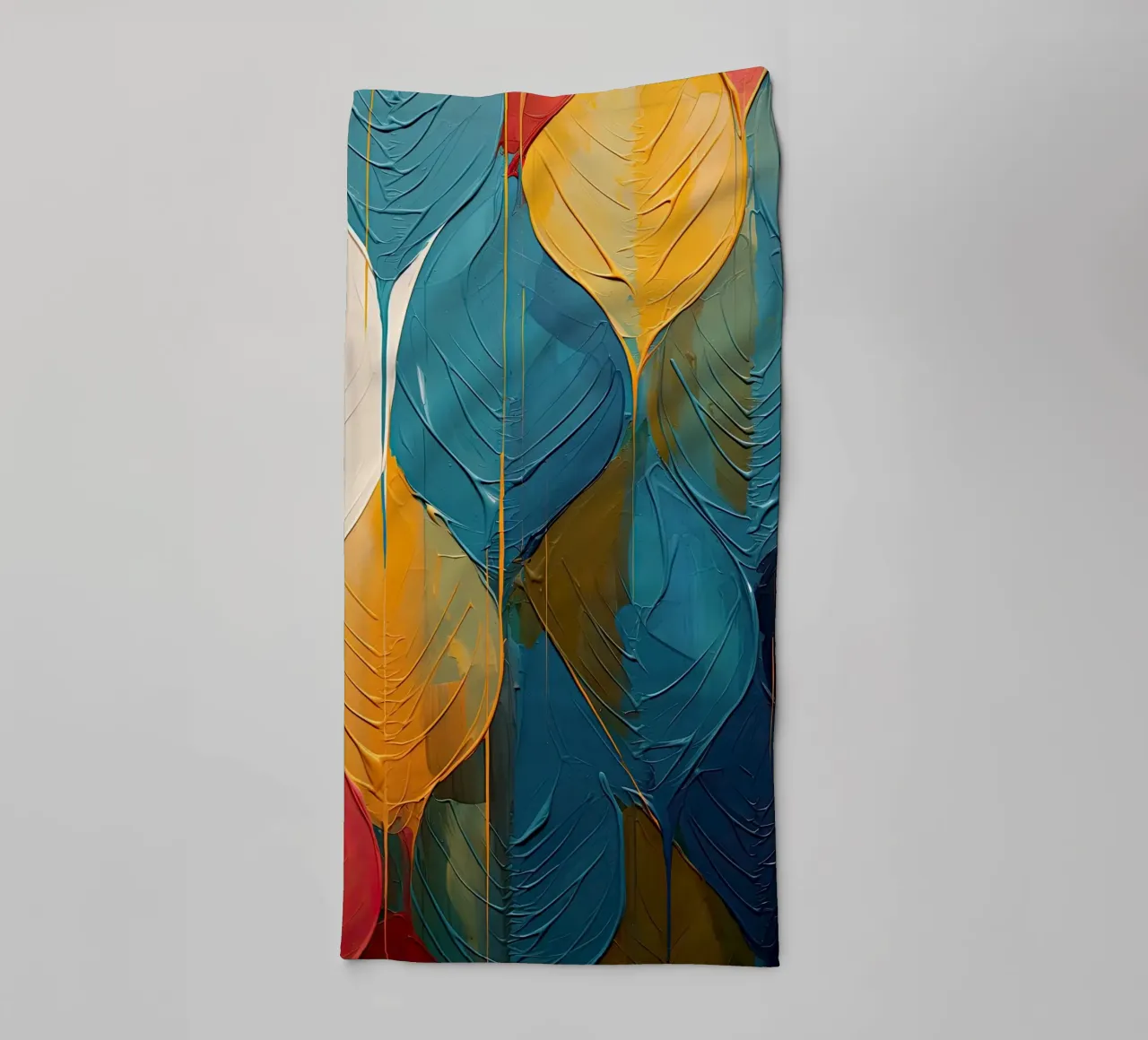 Abstract blad towel by Imagine