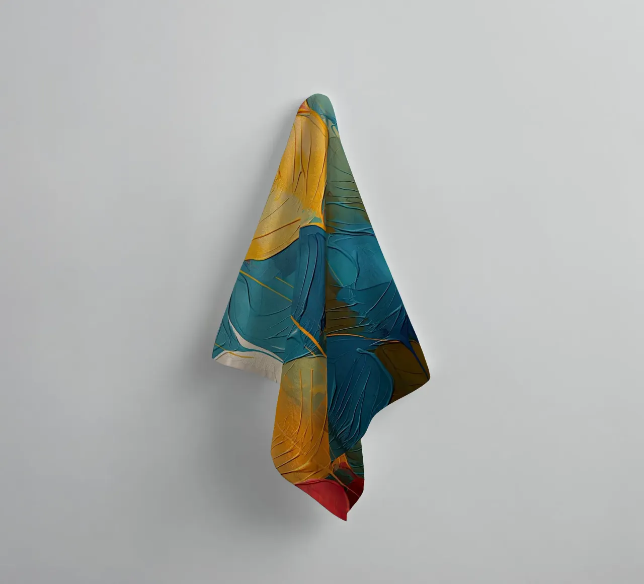 Abstract blad towel by Imagine