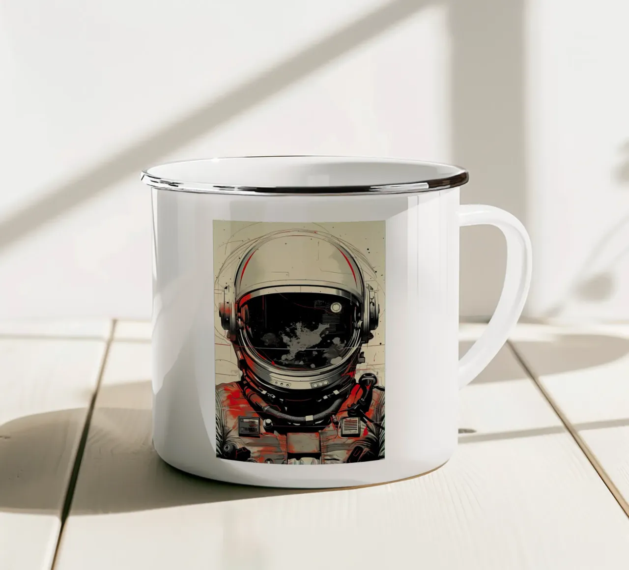 A tazza in smalto da Imagine