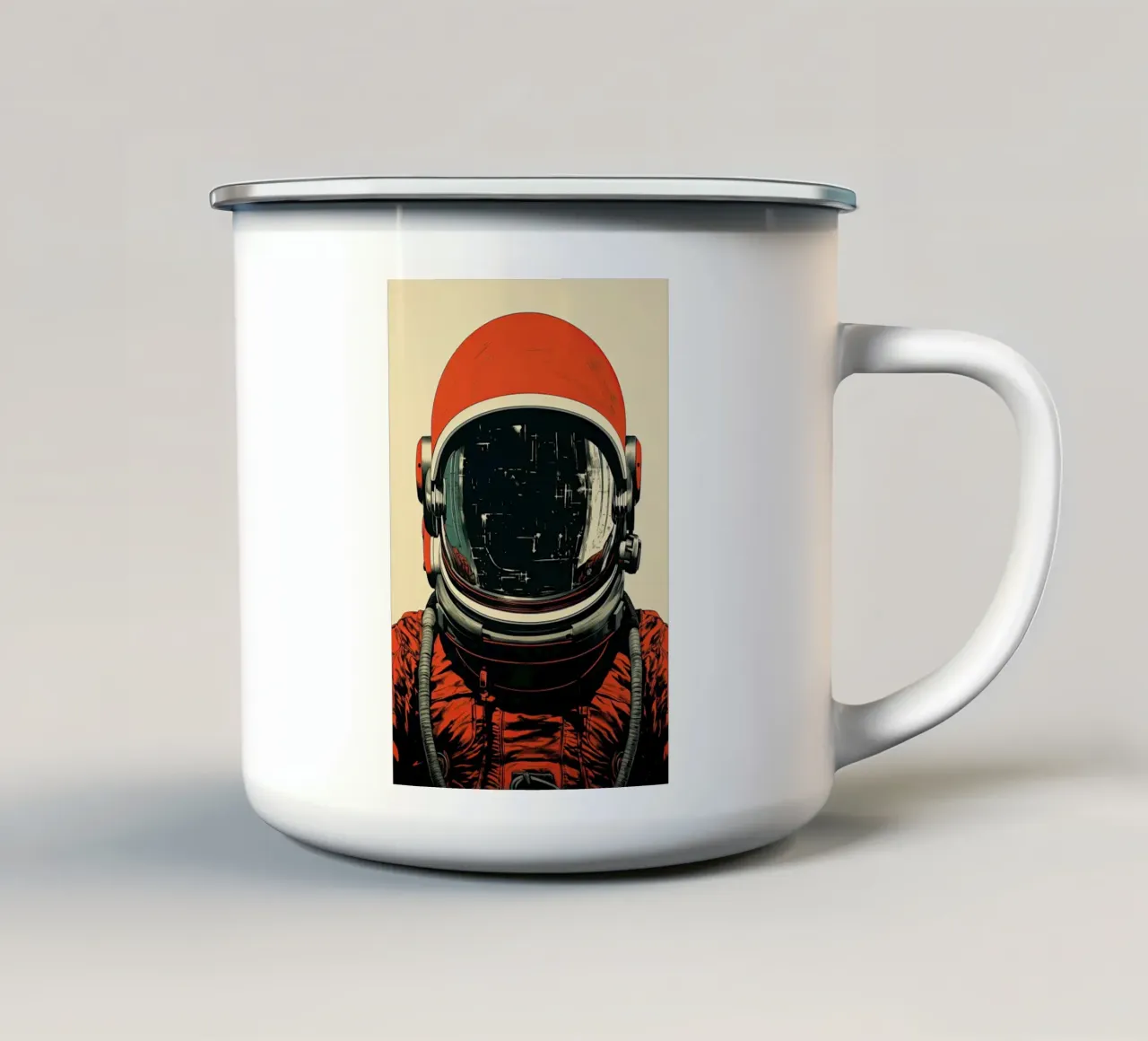 Astronauta tazza in smalto da Imagine