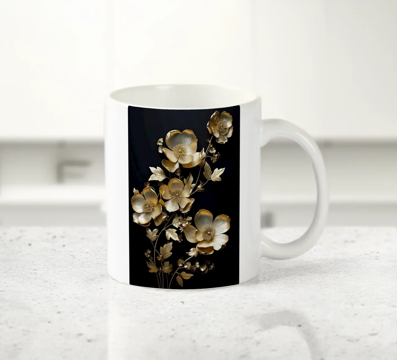 Fiori d'oro tazza in ceramica da Imagine