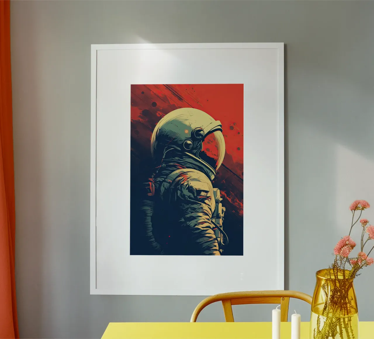Astronauta carta hahnemühle da Imagine