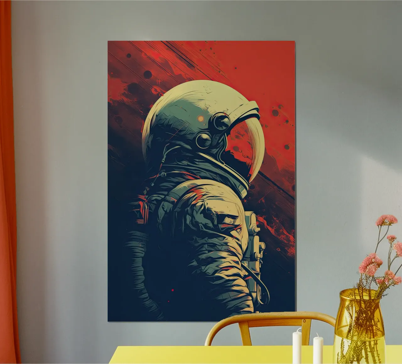 Astronauta carta hahnemühle da Imagine
