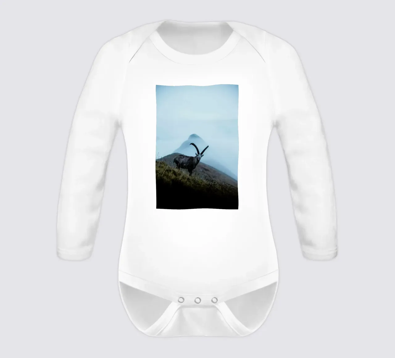 Billy by @fabianheigel long-sleeve baby romper by EyeEm Mobile GmbH
