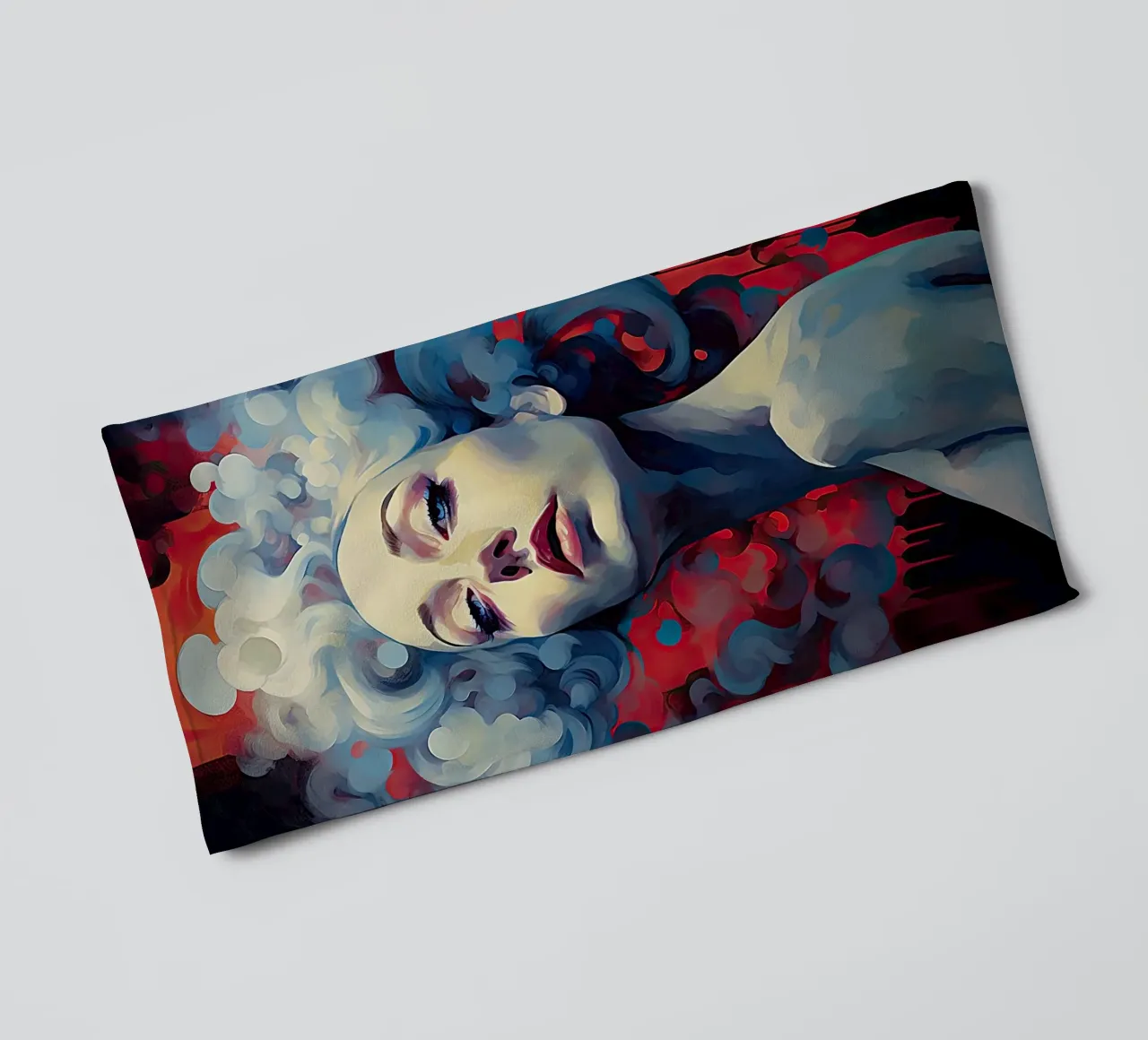 Woman abstract towel by Imagine