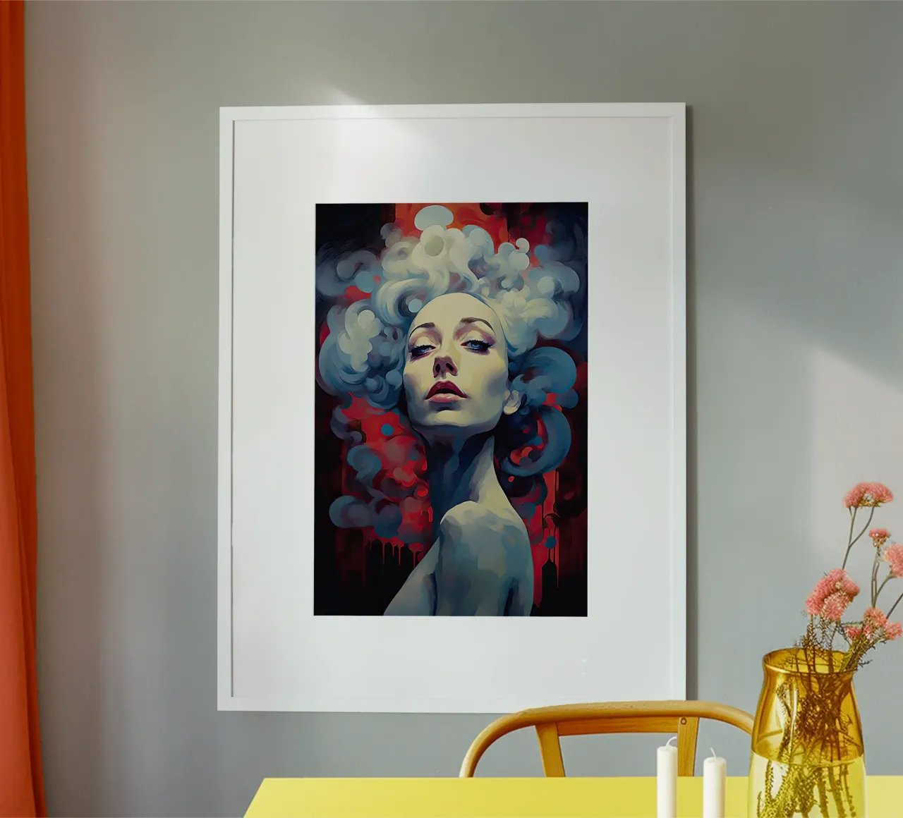 Woman abstract hahnemühle by Imagine