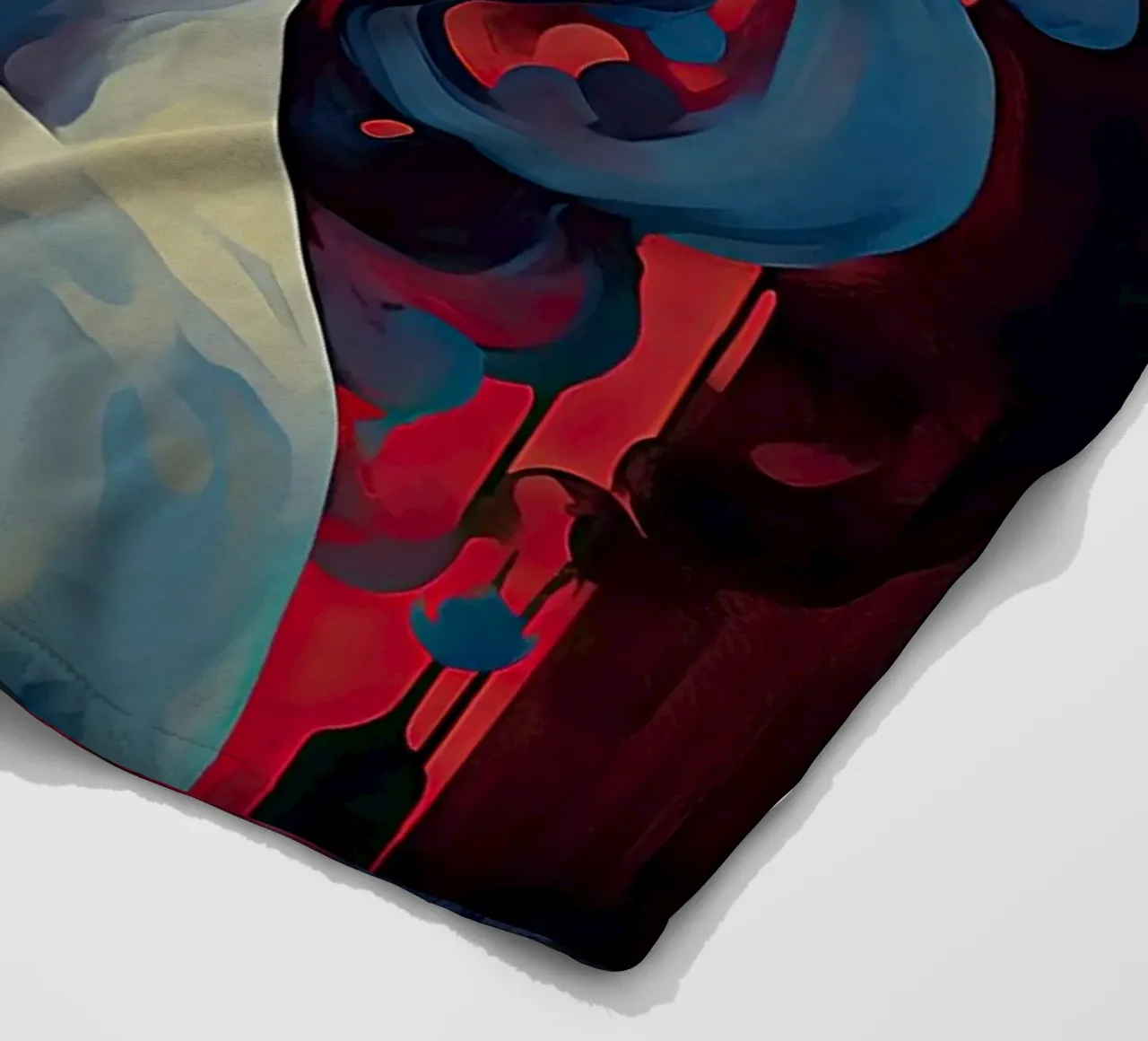 Vrouw abstract fleecedeken van Imagine