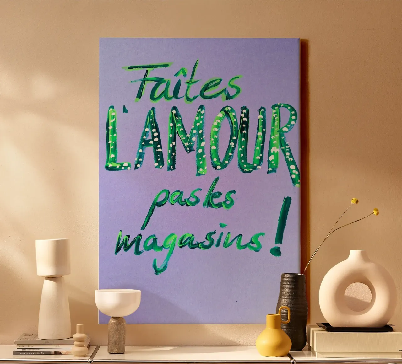 ...pas les magasins! Leinwand von sum2proveDesign