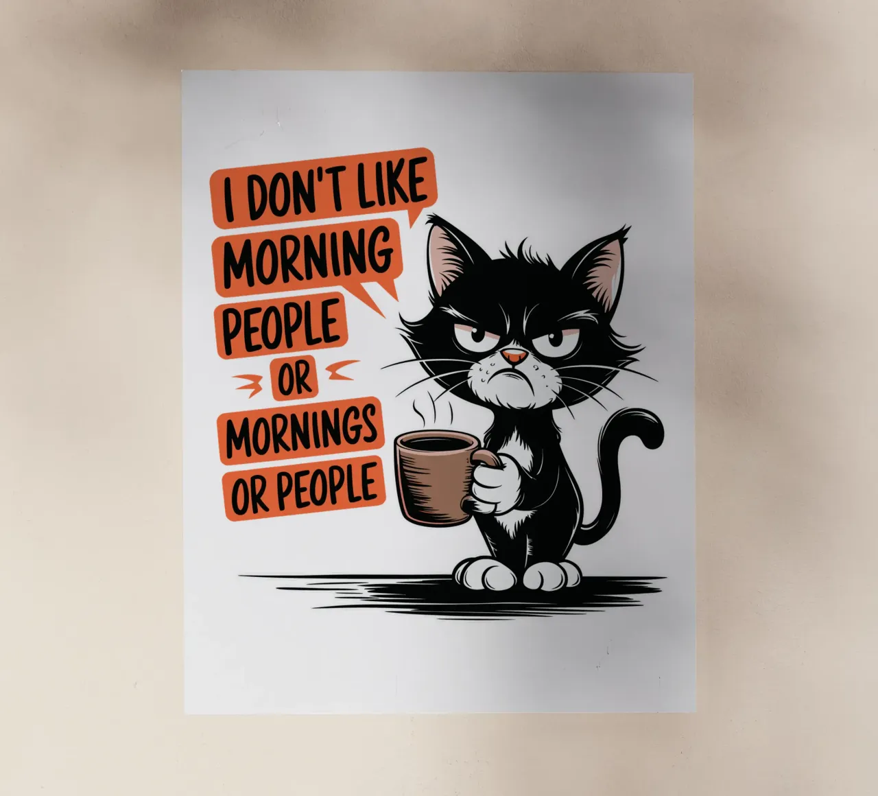 I don't like morning people or mornings or people pellicola backlit da edsonramosart