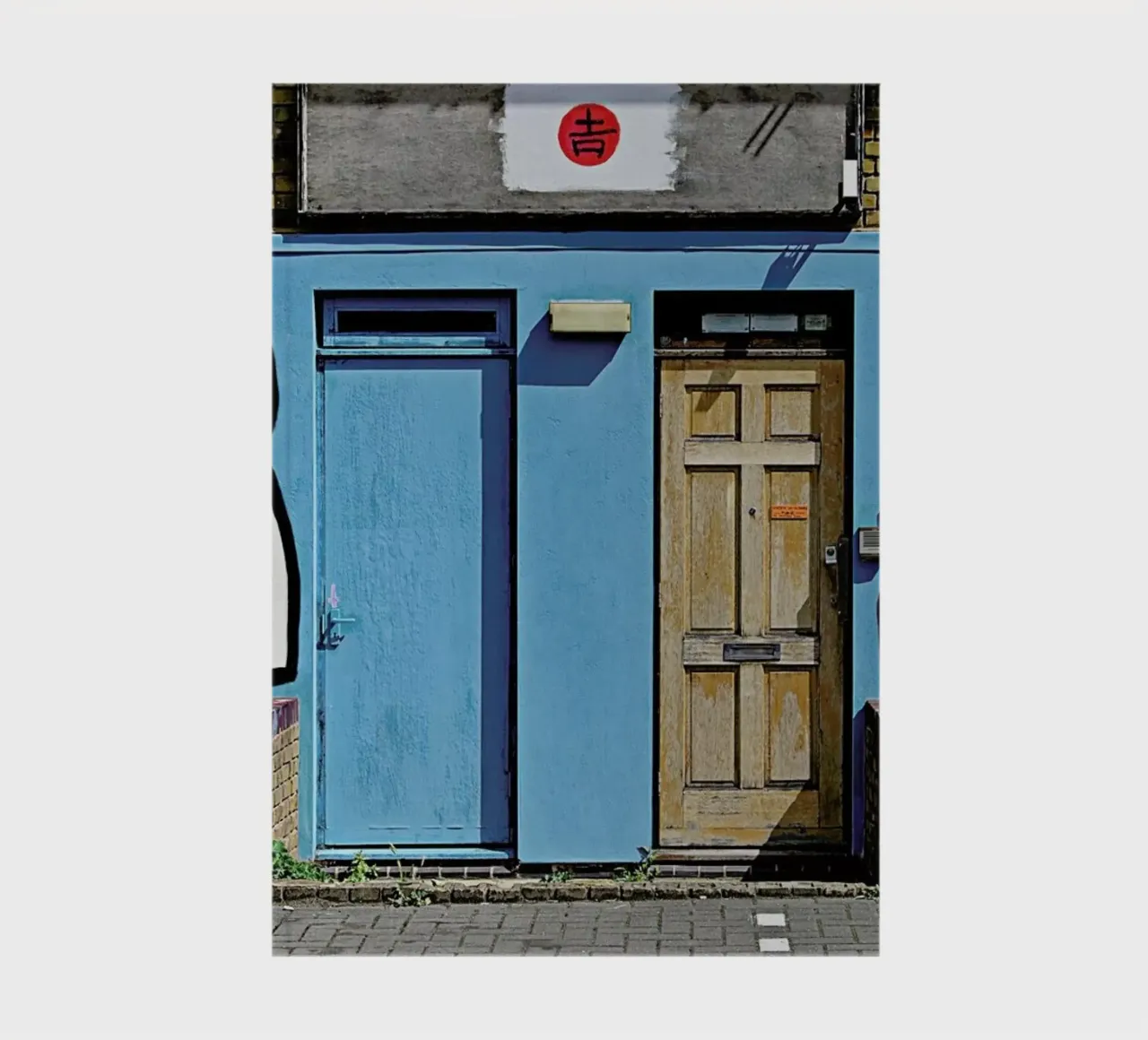 Streetart Blau 2 carnet de notes de Sadia