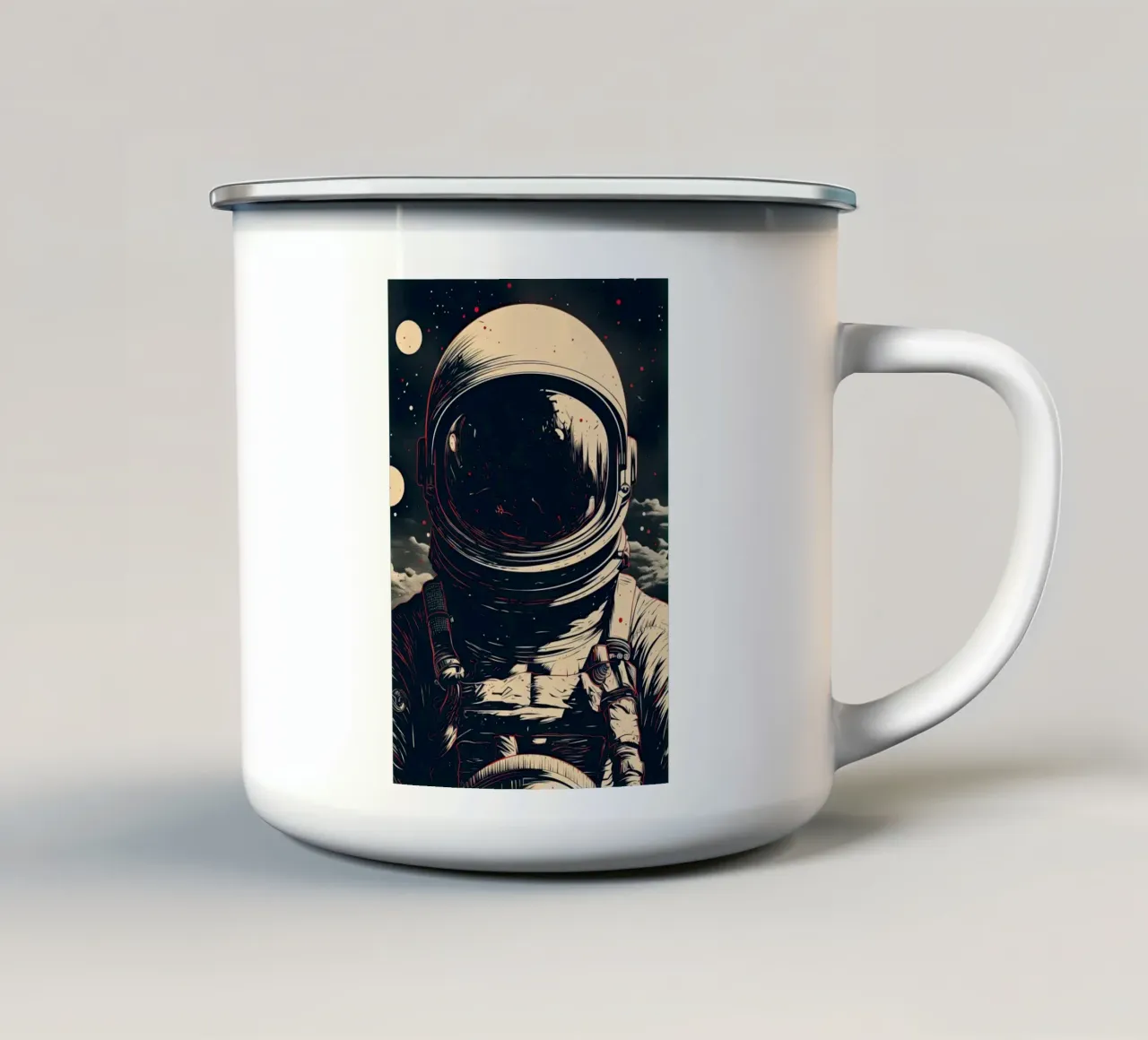 Astronauta tazza in smalto da Imagine