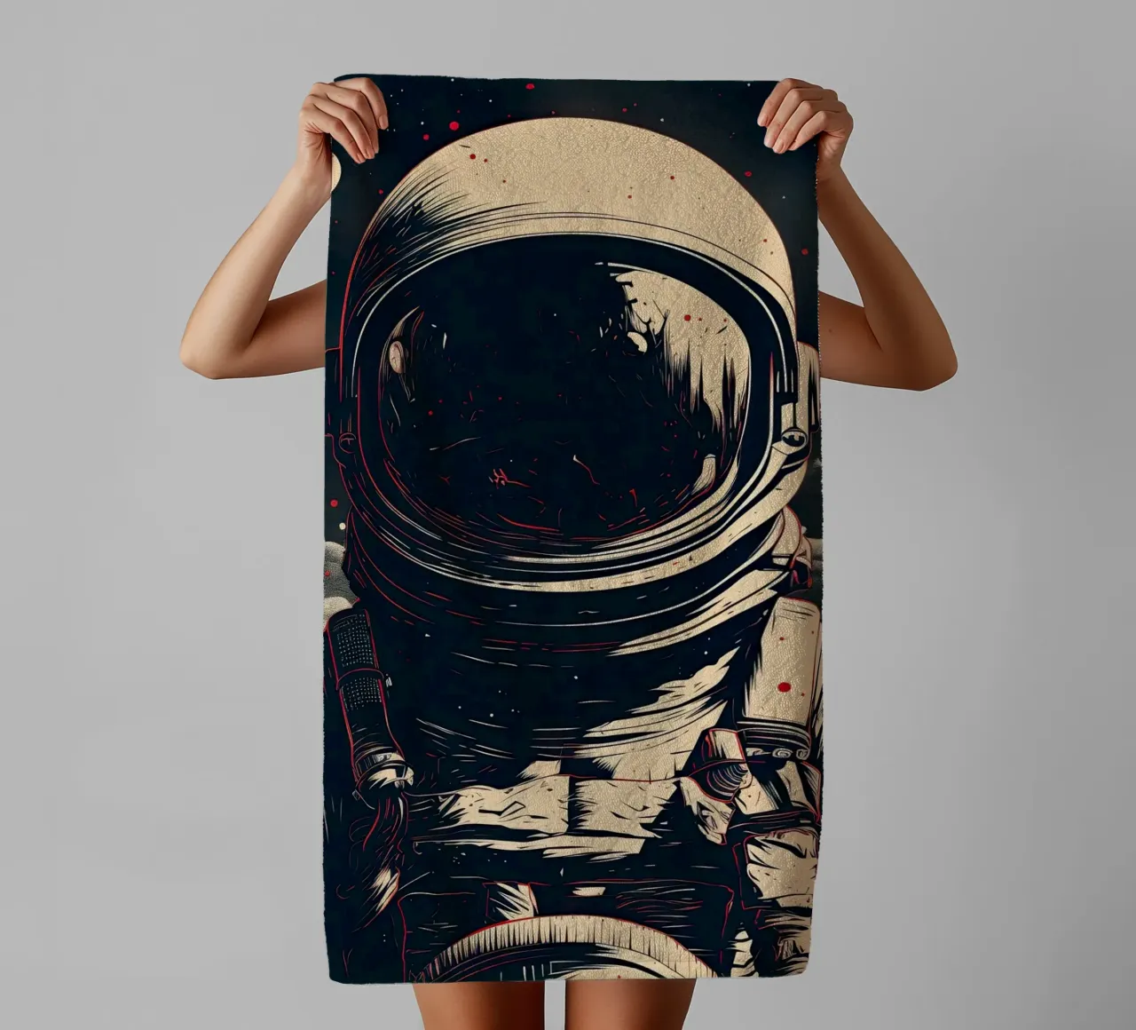 Astronauta asciugamano da bagno da Imagine