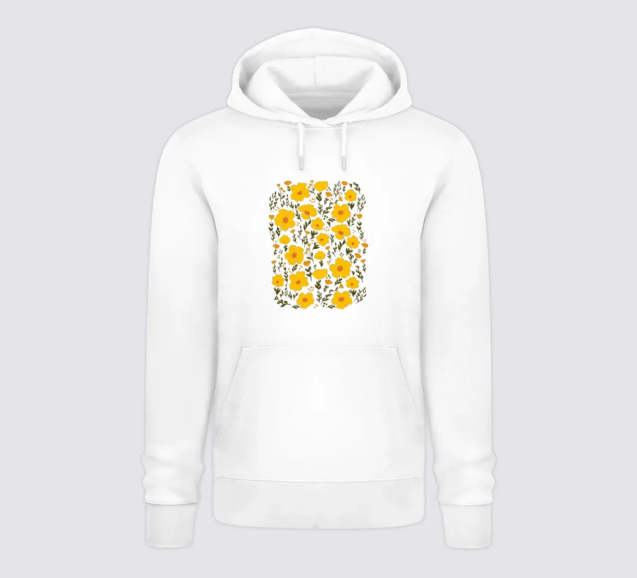 Sunny Meadow – Butterblumenzauber felpa con cappuccio da Petra Lang