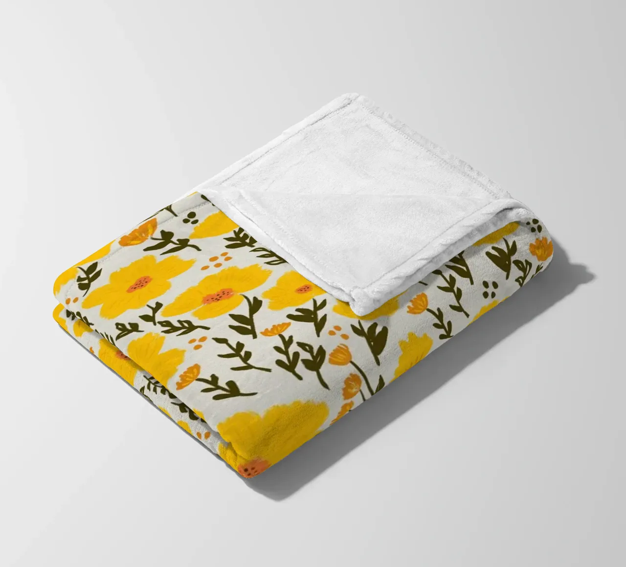Sunny Meadow – Butterblumenzauber fleecedeken van Petra Lang