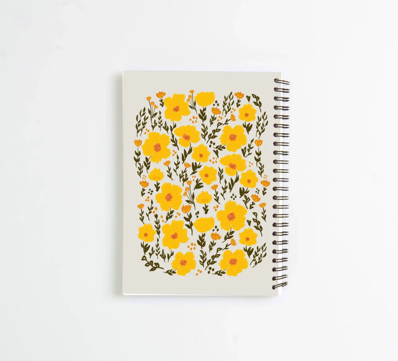 Sunny Meadow – Butterblumenzauber spiral notebook by Petra Lang