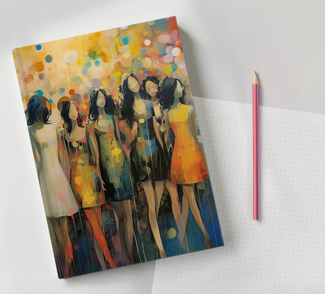 Dames abstract notebook by Imagine