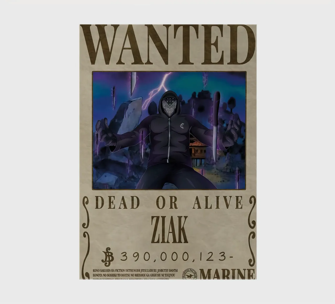 wanted or ziak notebook by Collins Shop