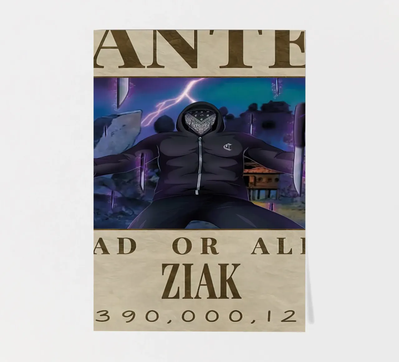 gesucht oder ziak Stickerbogen von Collins Shop