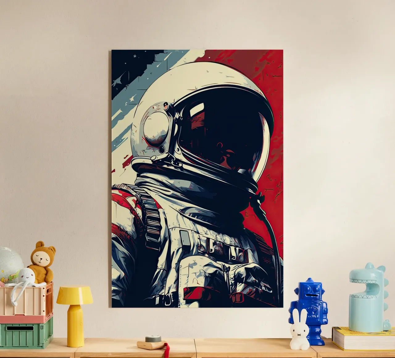 Astronauta plexiglass da Imagine