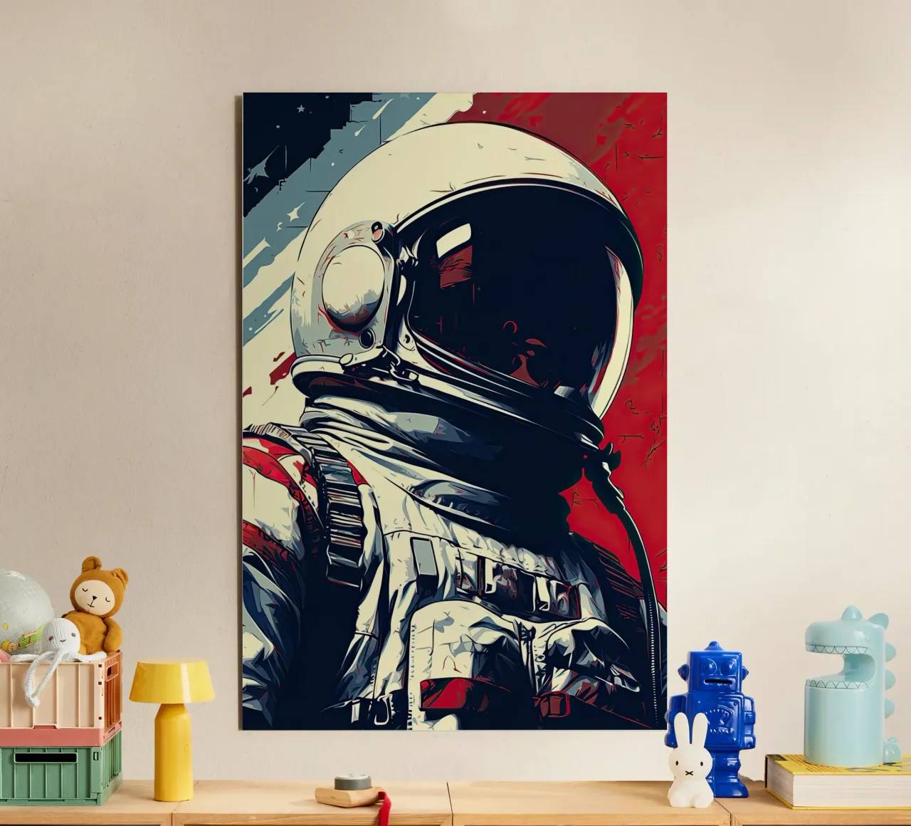 Astronauta alluminio dibond da Imagine