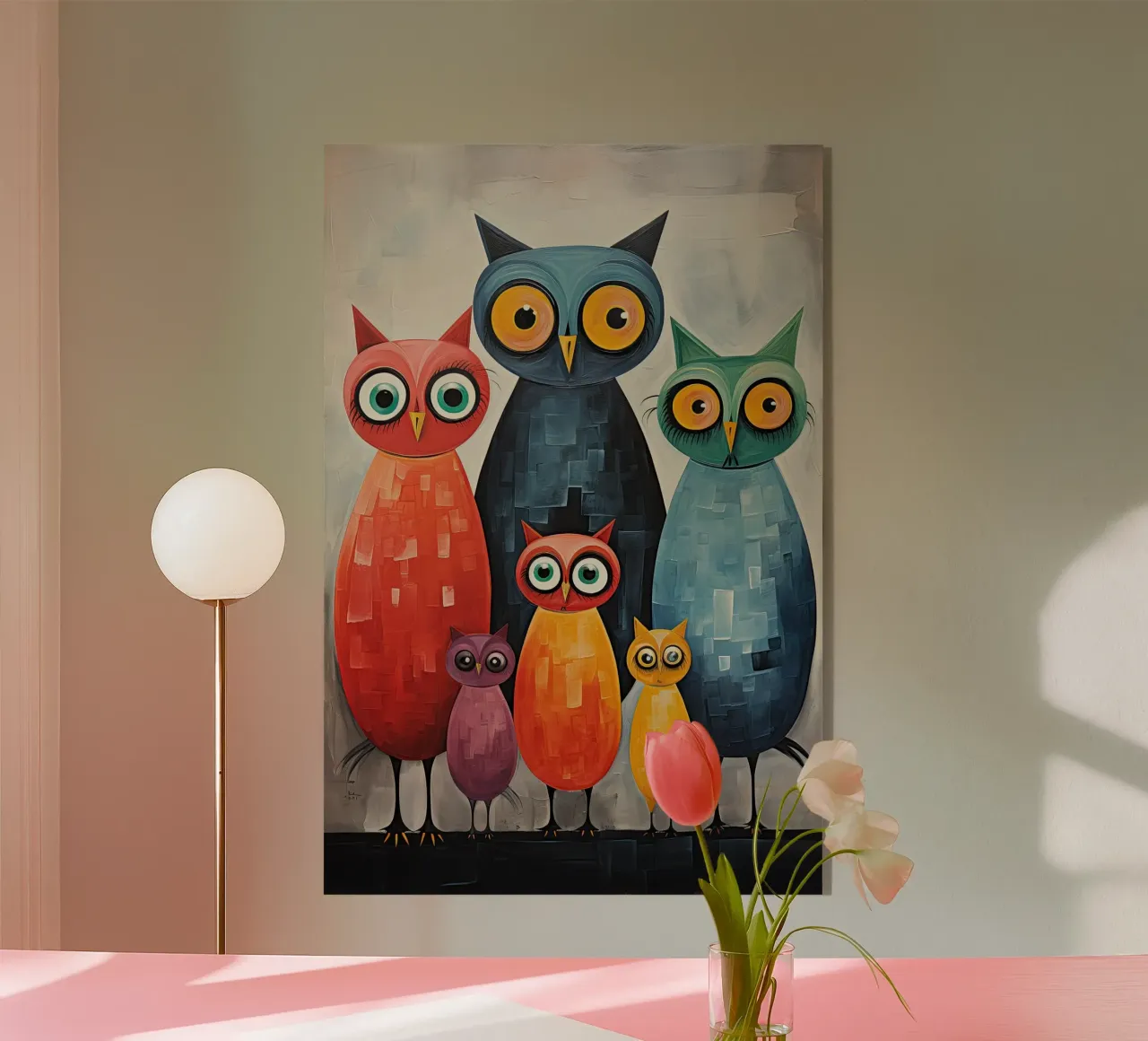Uilen Acryl-Glas von Imagine
