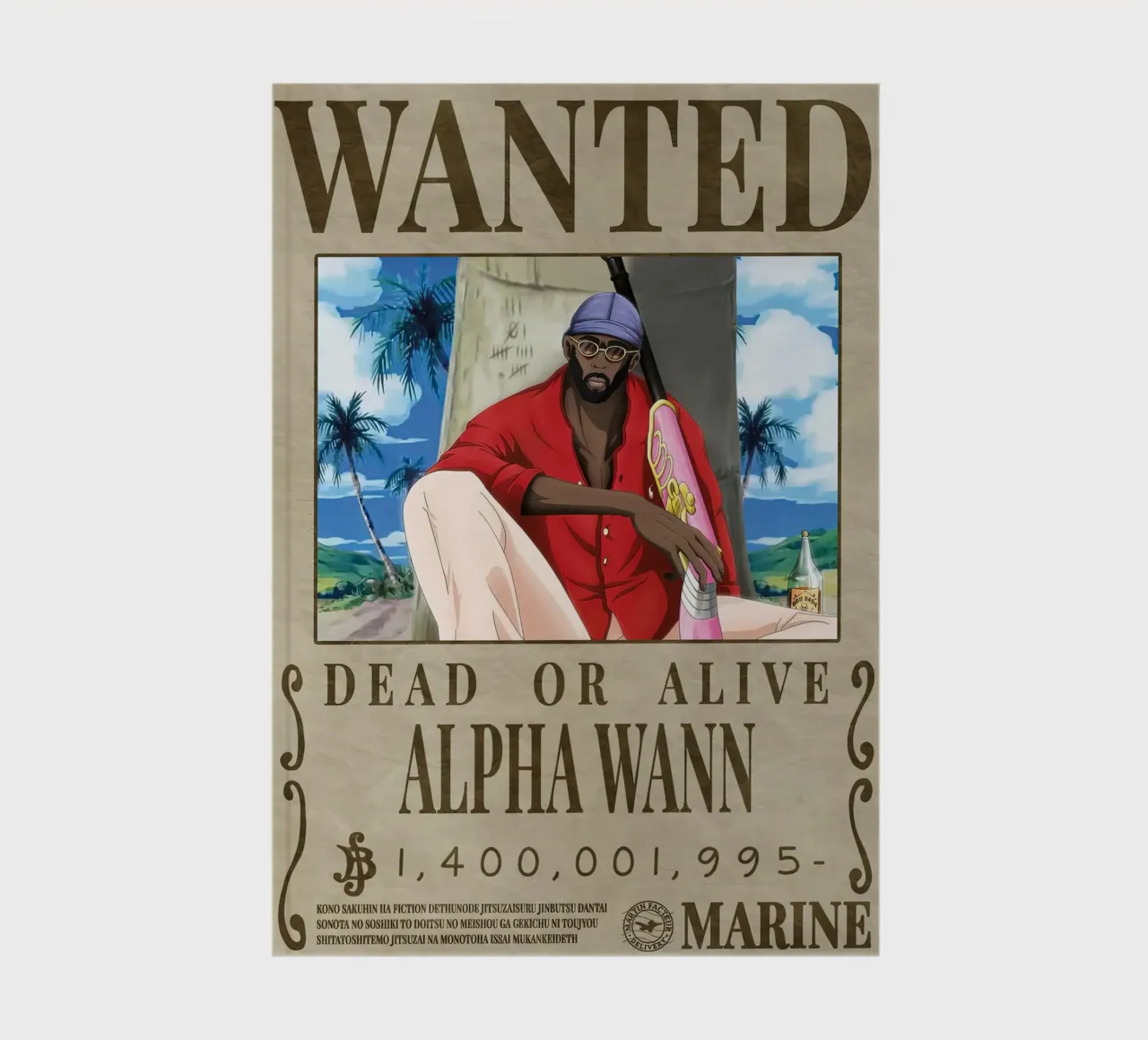 wanted alpha wann notebook by Collins Shop