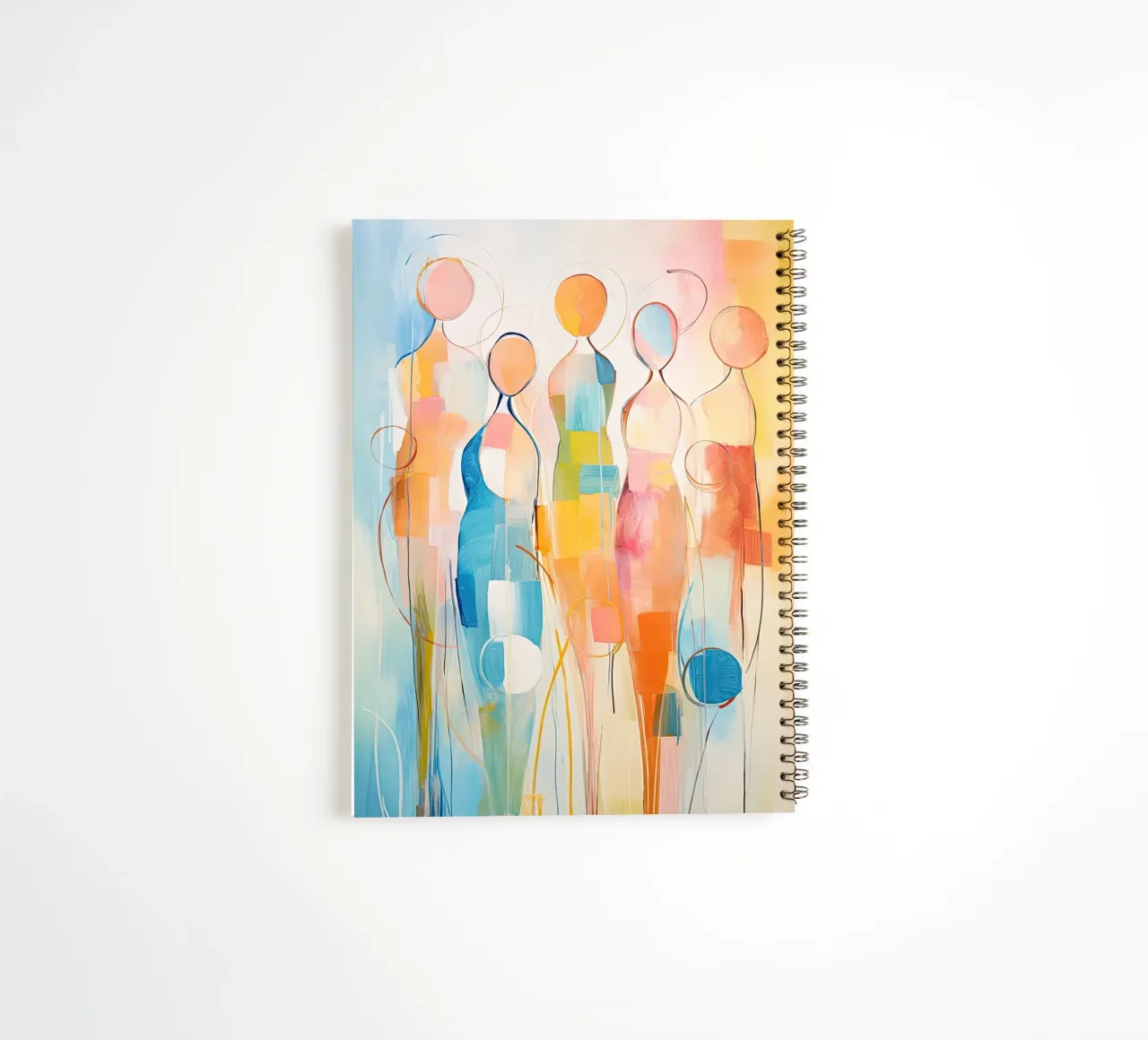 Mensas abstract spiral notebook by Imagine