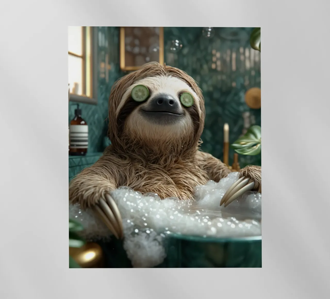 Benessere e relax del bradipo pellicola backlit da SlothStella