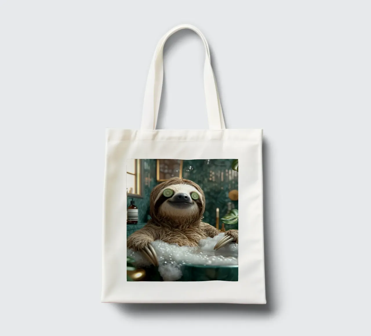 Benessere e relax del bradipo borsa in juta da SlothStella