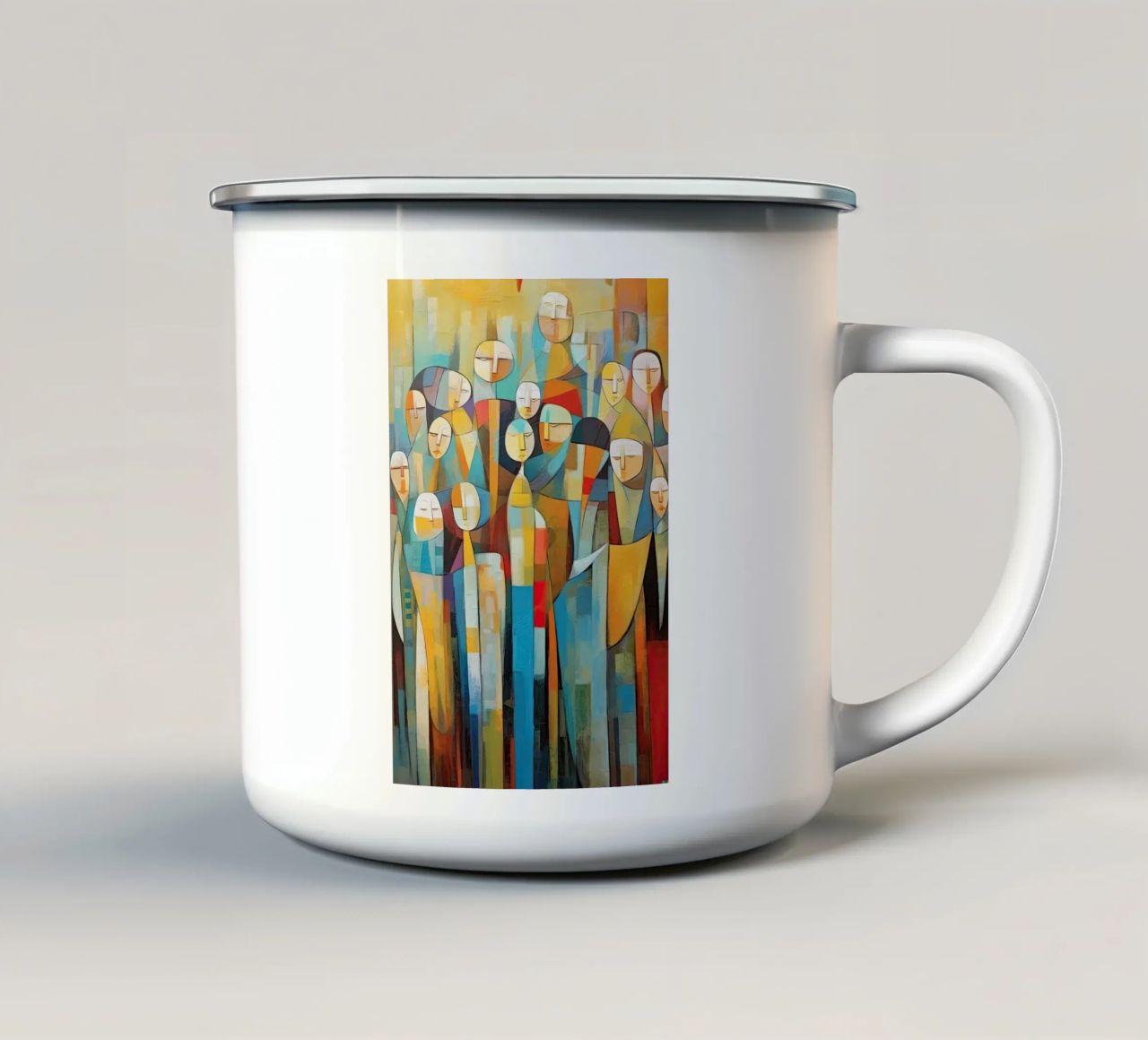Mensas astratto tazza in smalto da Imagine