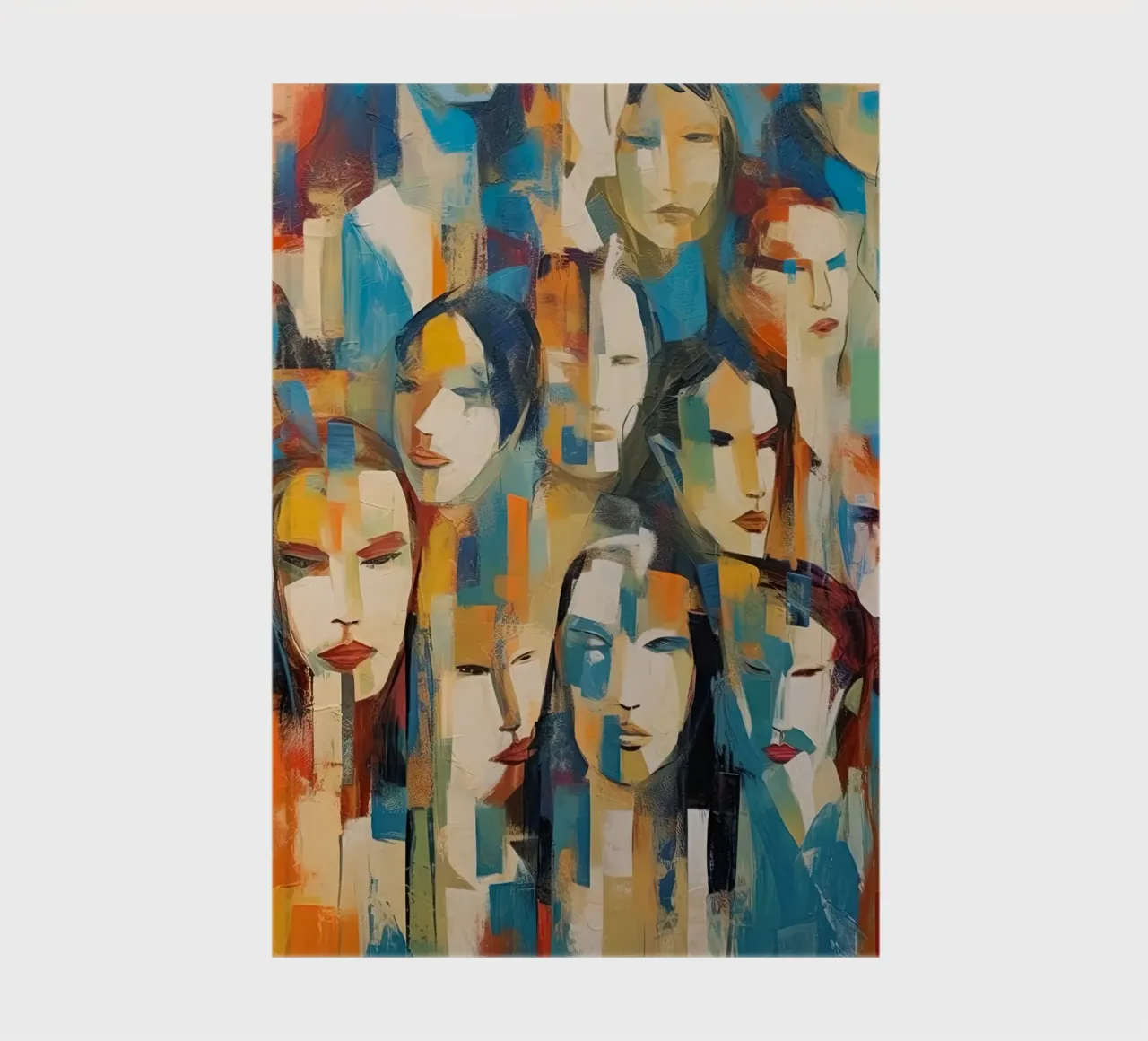 Abstract faces notebook by Imagine