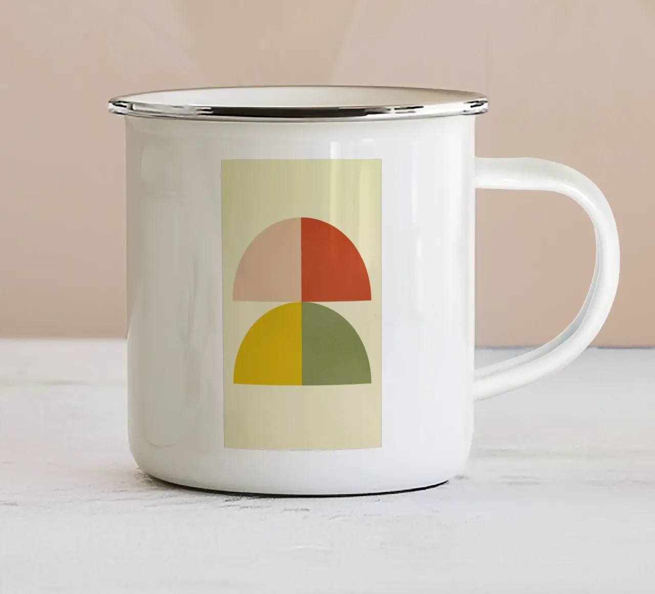 Quarters taza de esmalte de daylight design studio