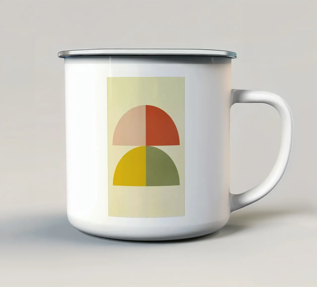 Quarters taza de esmalte de daylight design studio