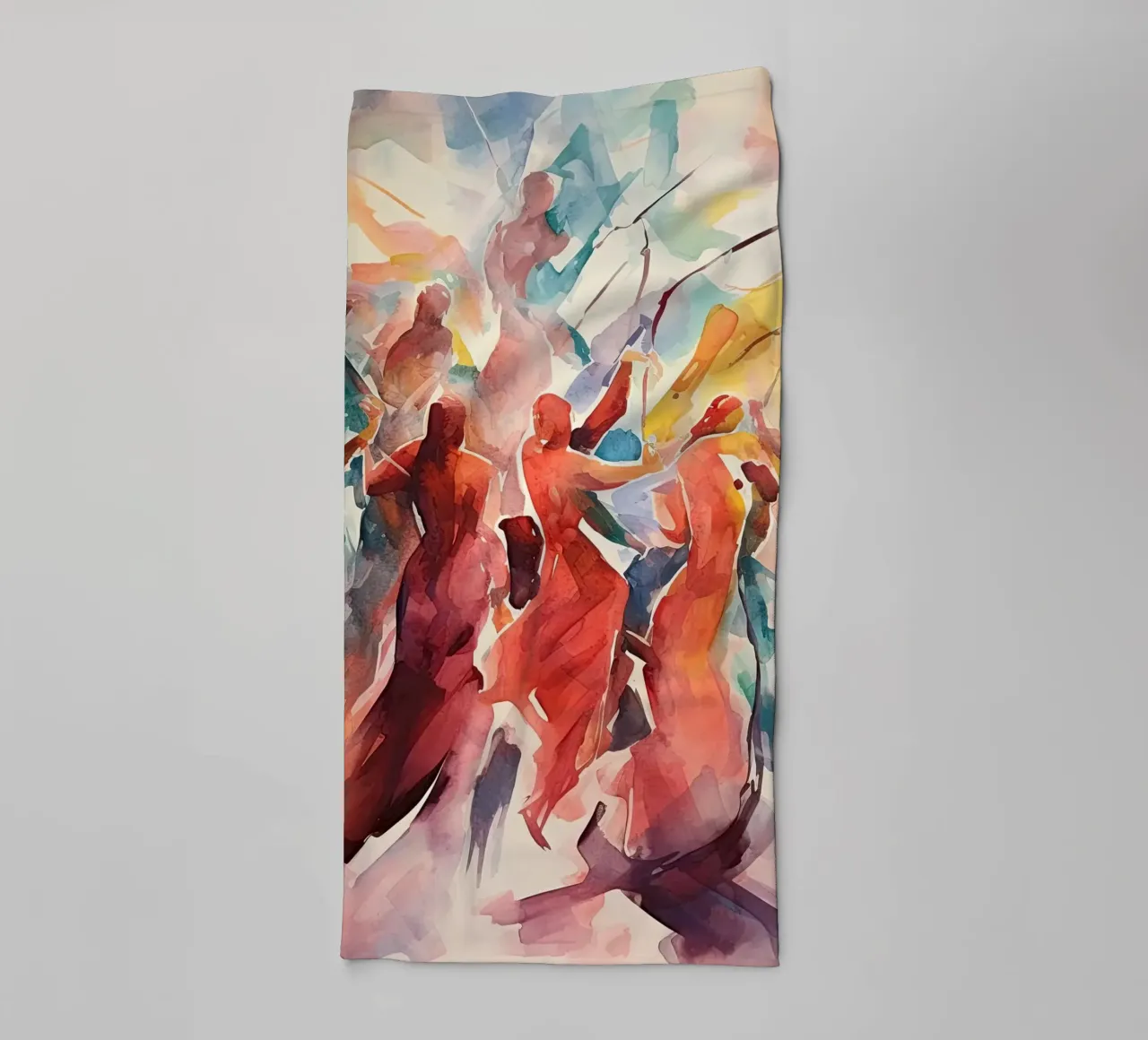 Mensen abstract Handtuch von Imagine