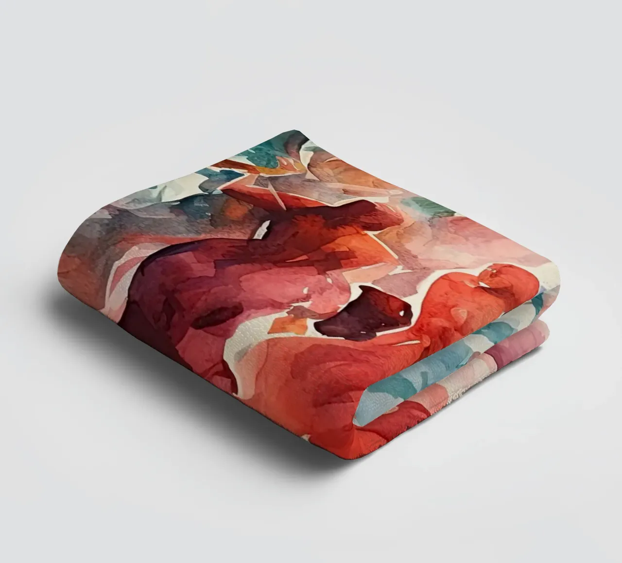 Mensen abstract Handtuch von Imagine