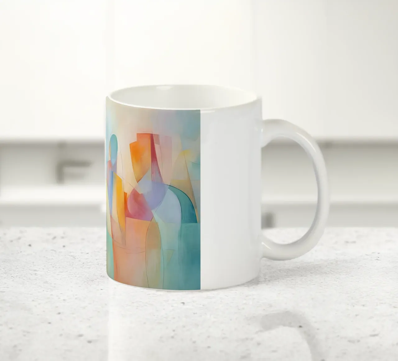 Persone in colori pastello tazza in ceramica da Imagine