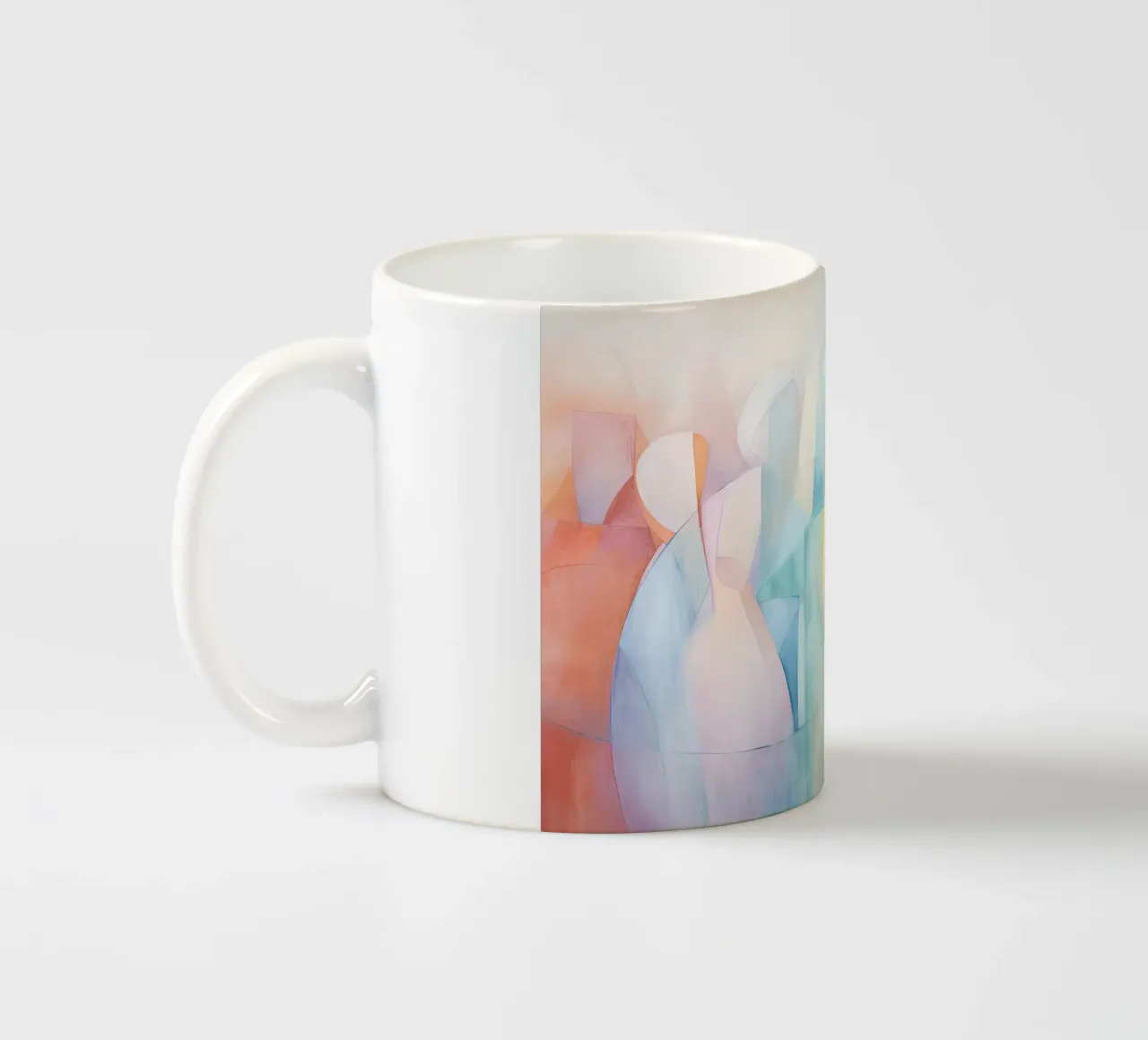 Persone in colori pastello tazza in ceramica da Imagine