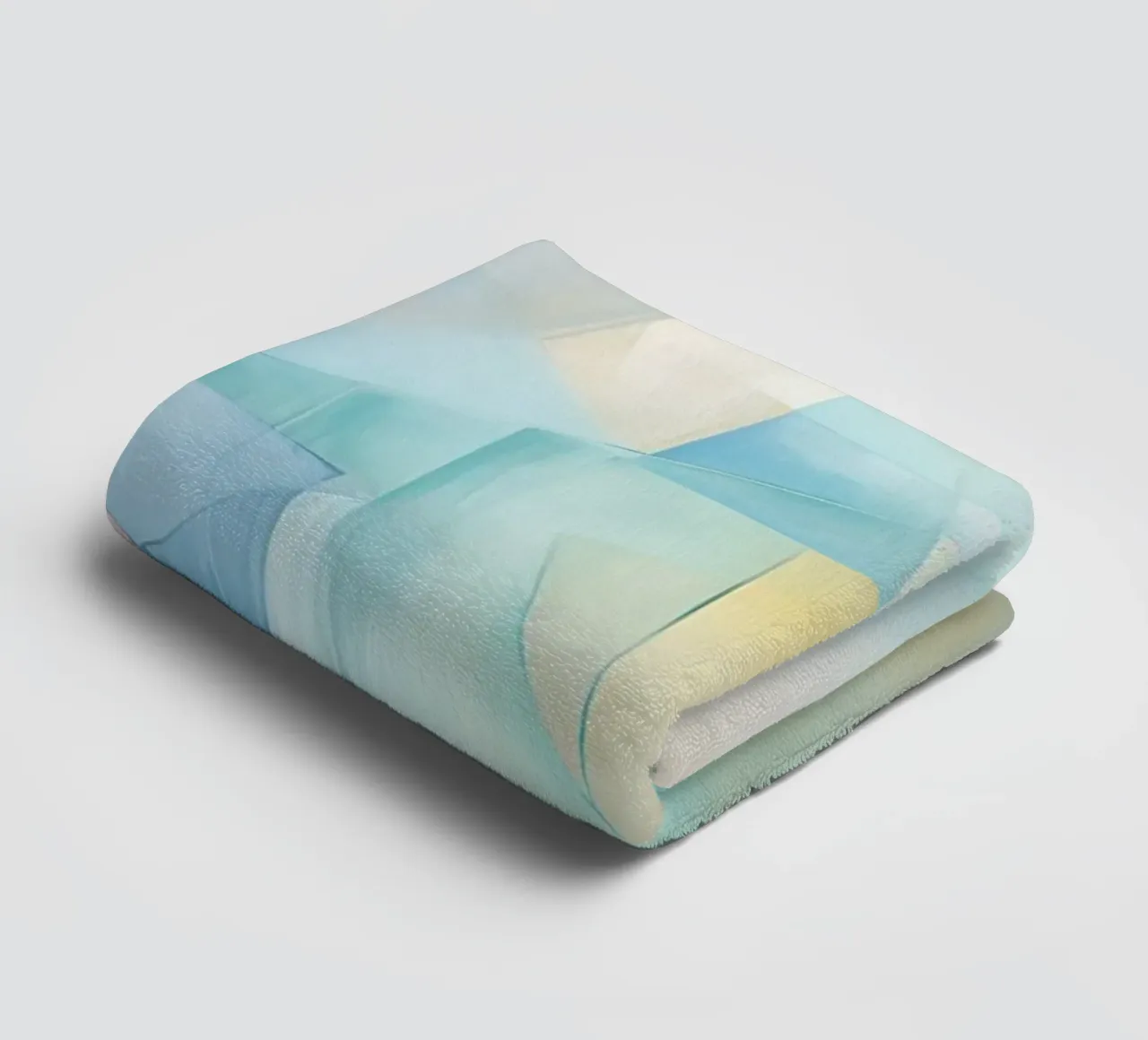 People in pastel colours towel by Imagine