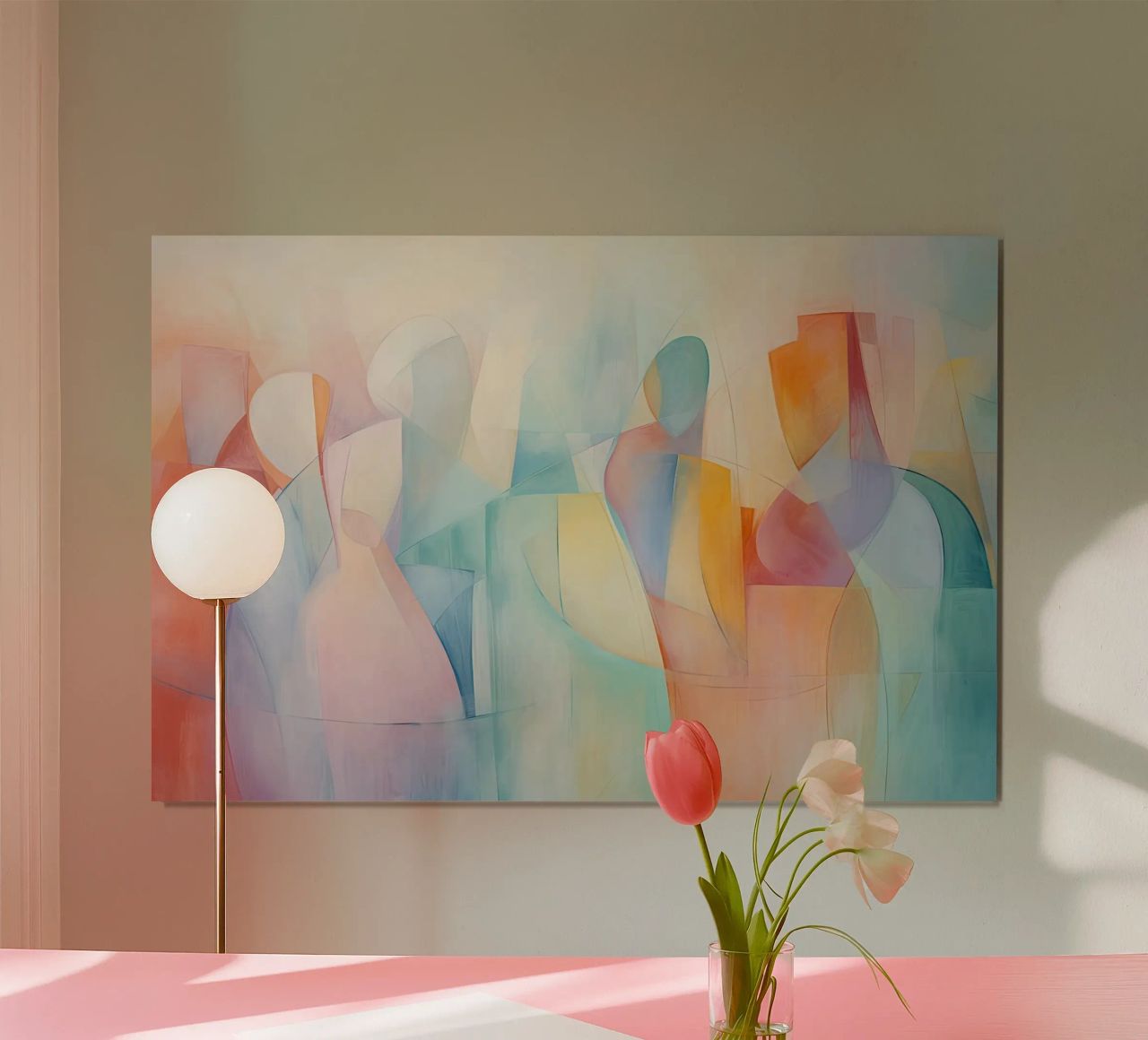 Persone in colori pastello poster da Imagine